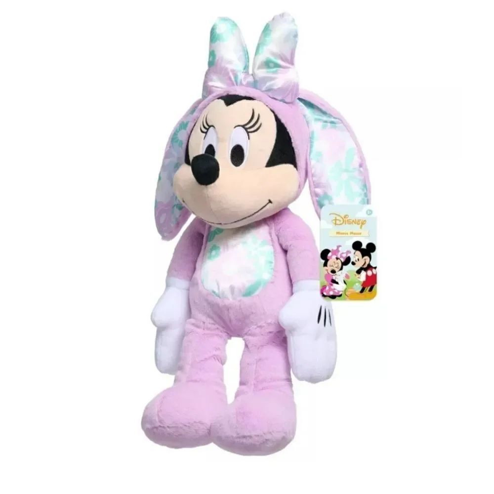 Officially Licensed Disney Minnie Mouse Easter Bunny Large Plush 17", New